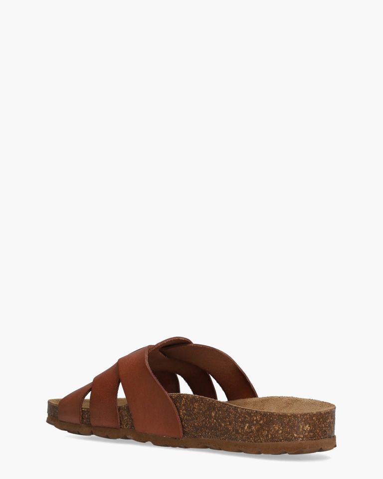 Zabelle Cognac Damesslippers