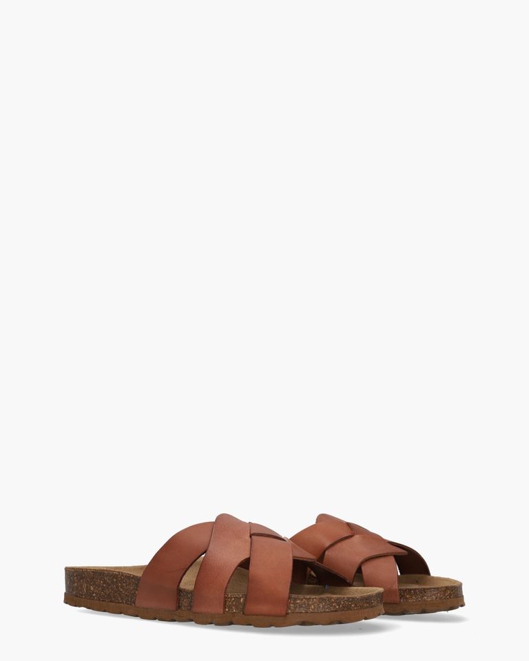 Zabelle Cognac Damesslippers