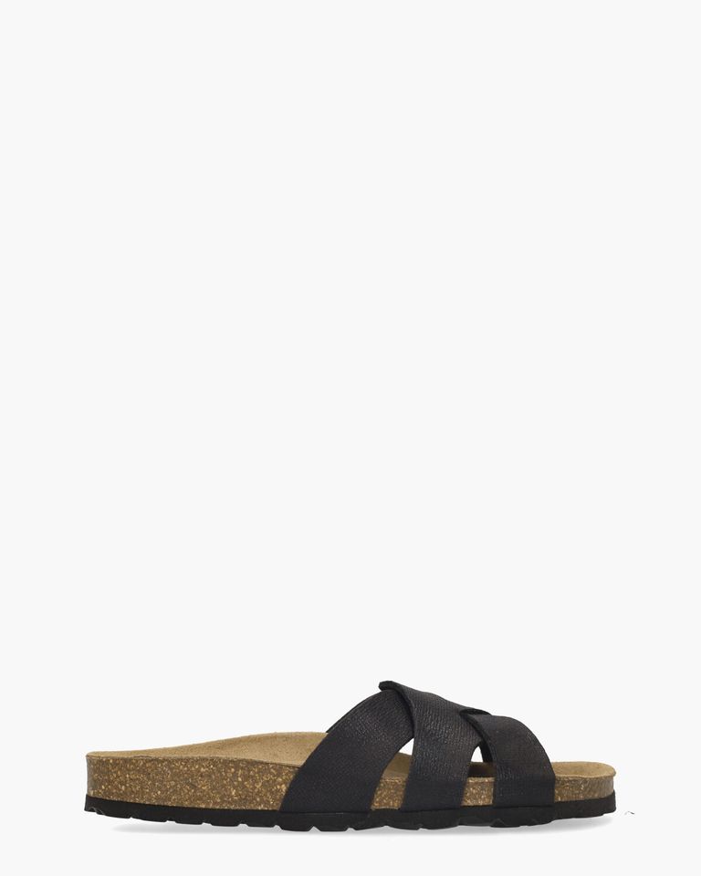 Tiki Zwart Damesslippers