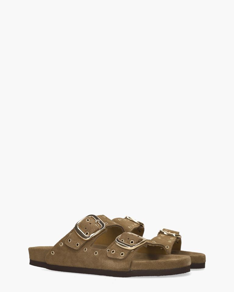 Willianne Taupe Damesslippers