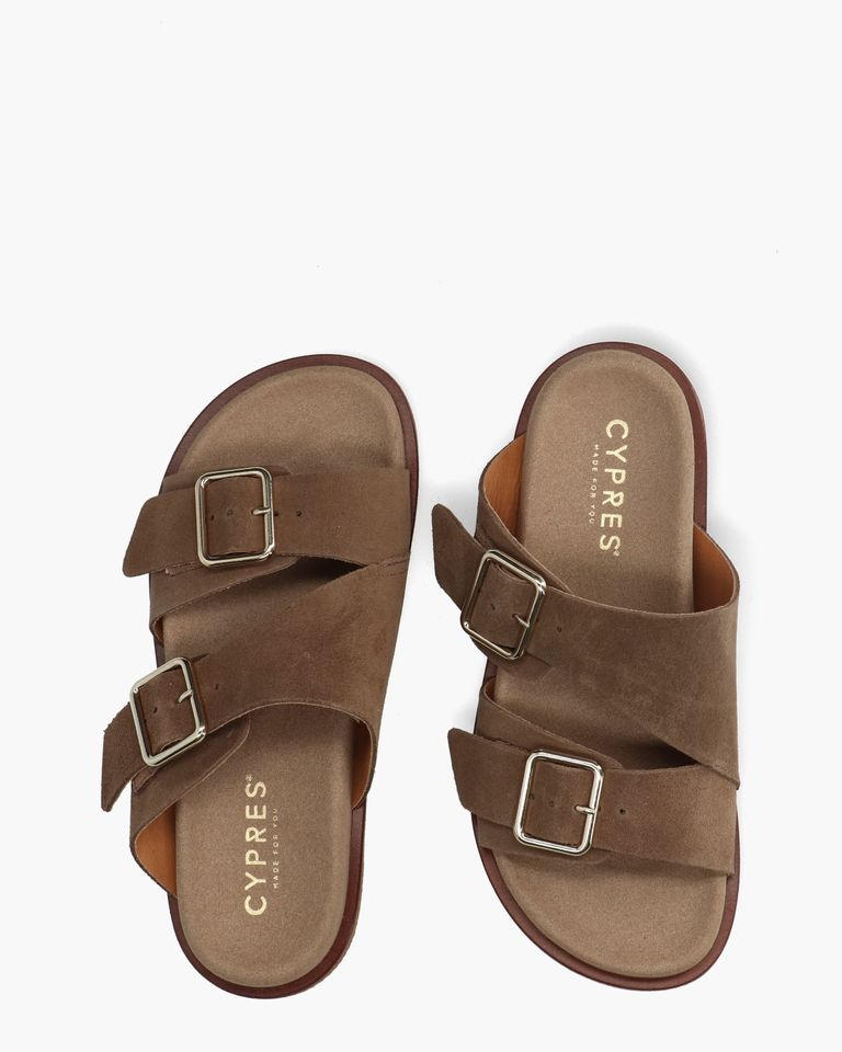Zola Taupe Damesslippers