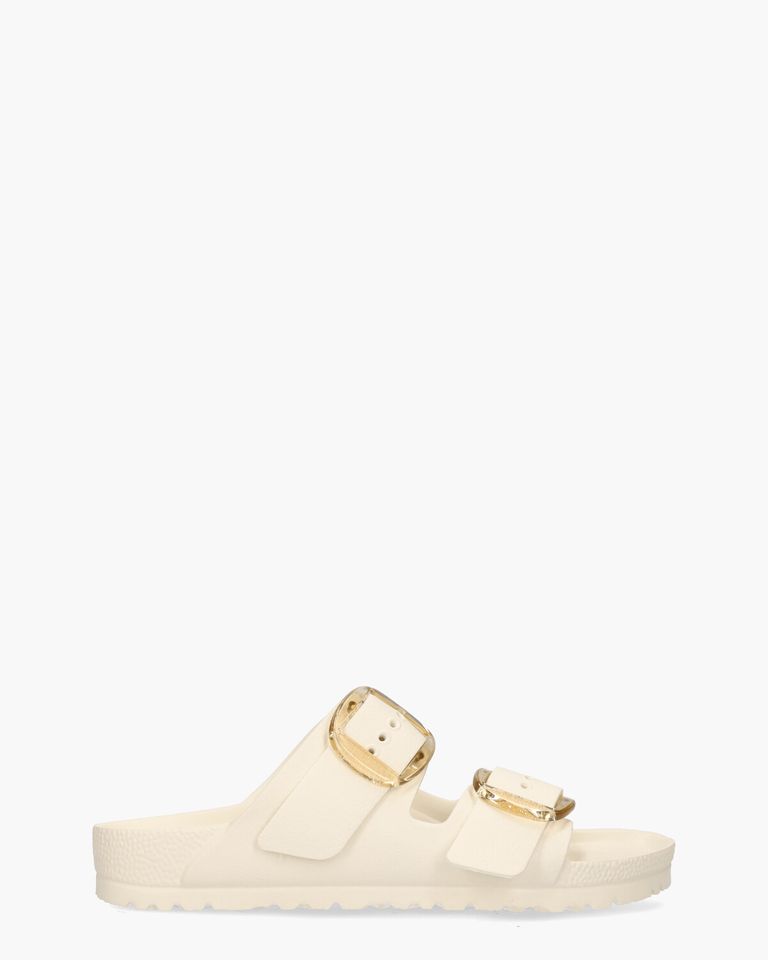 Arizona Big Buckle EVA Off-White Damesslippers