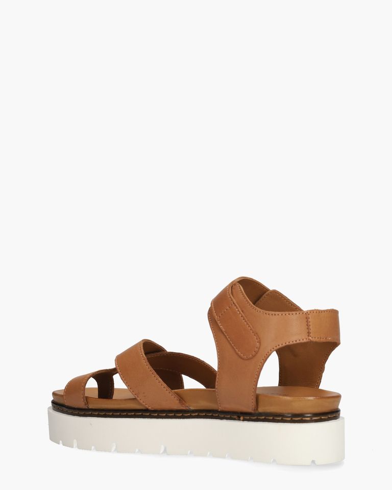Zoella Cognac Damessandalen
