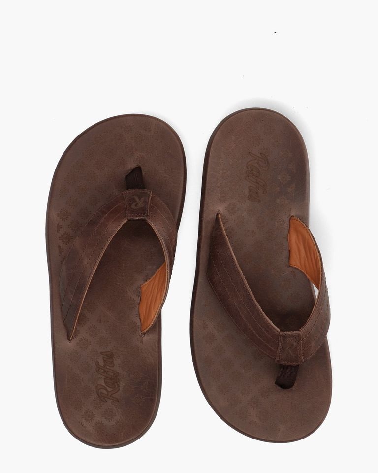 Raf Donkerbruin Herenslippers