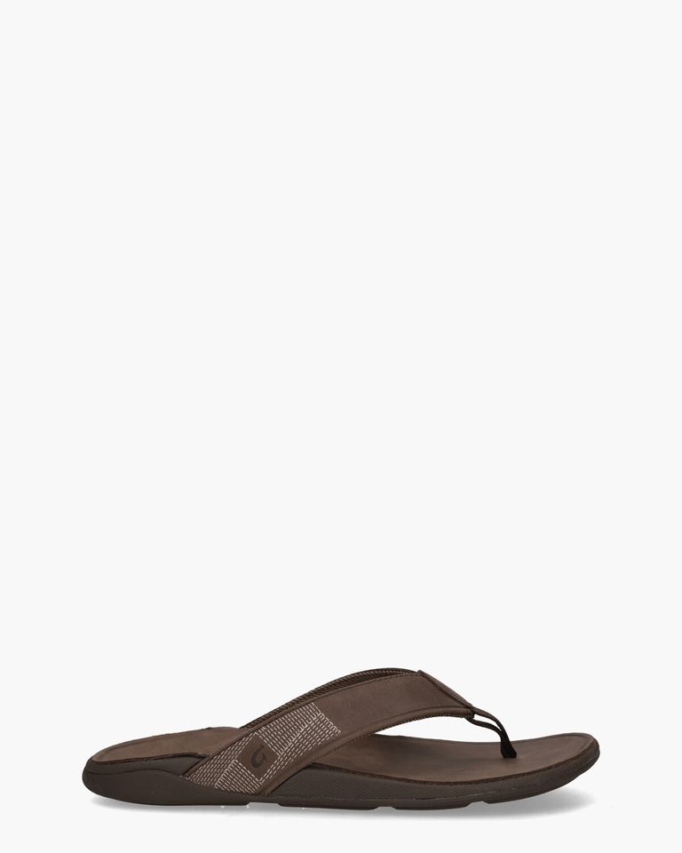 Tuahine Donkerbruin Herenslippers