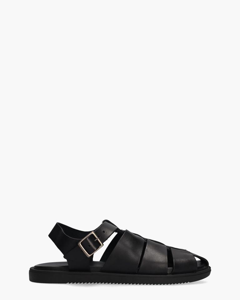 M8097 Zwart Herensandalen