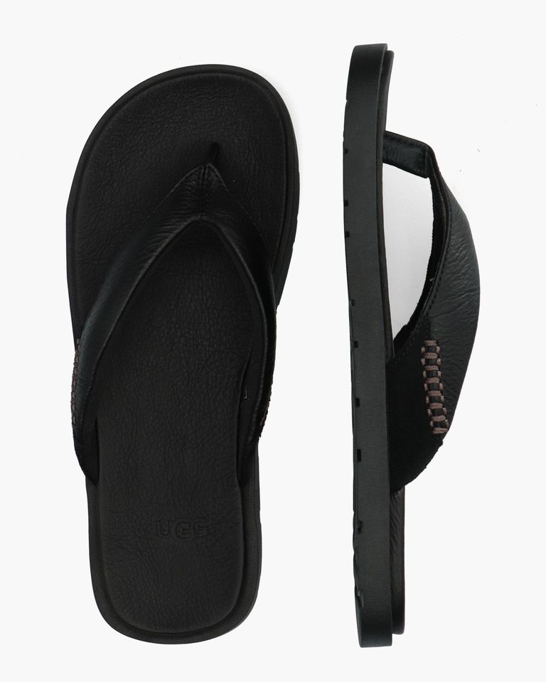 Seaside II Flip Flop Black Herenslippers