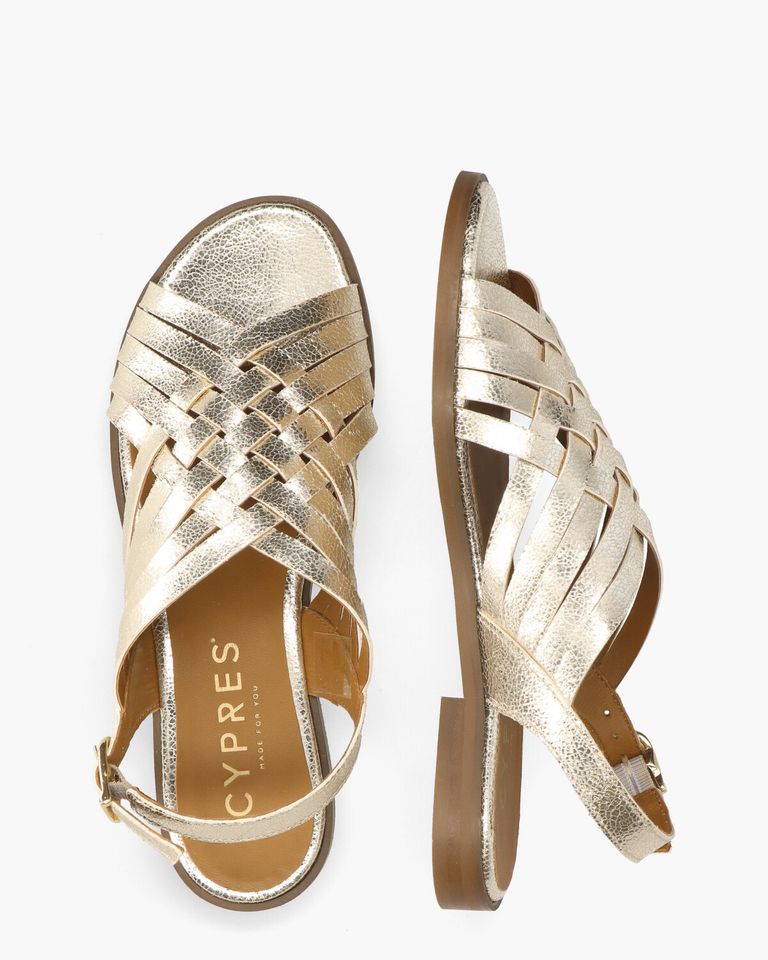 Willina Goud Damessandalen