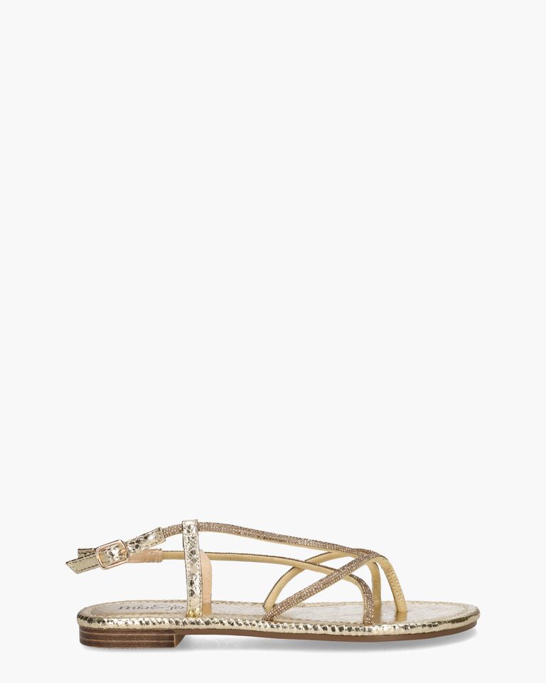 Twiggy Goud Damessandalen