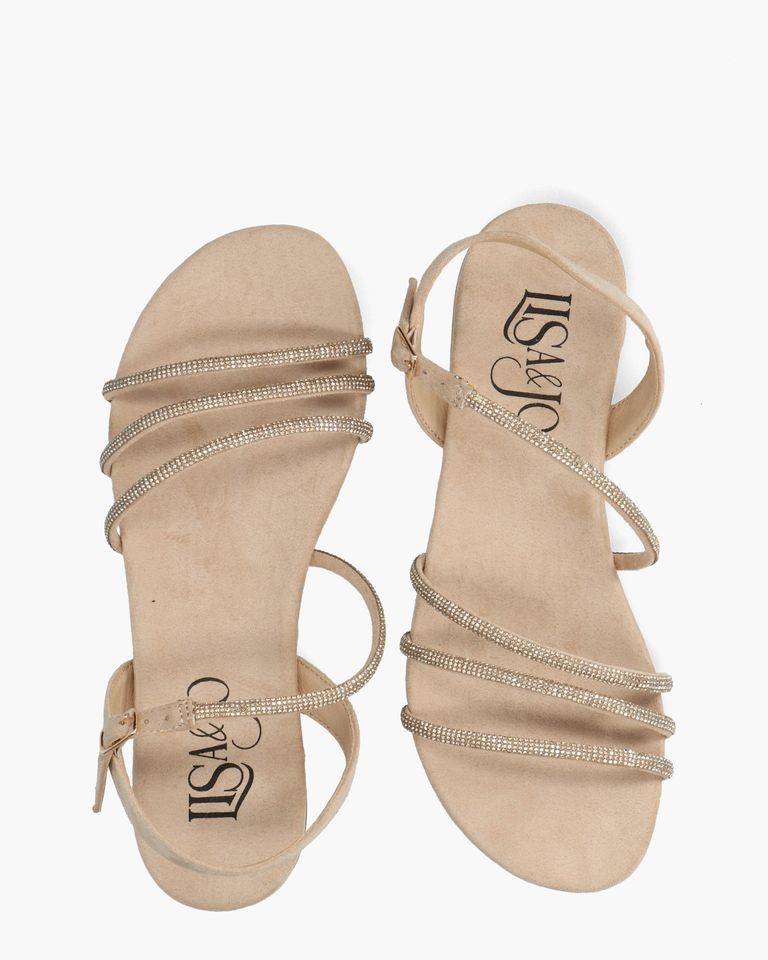 Zaila Beige Damessandalen