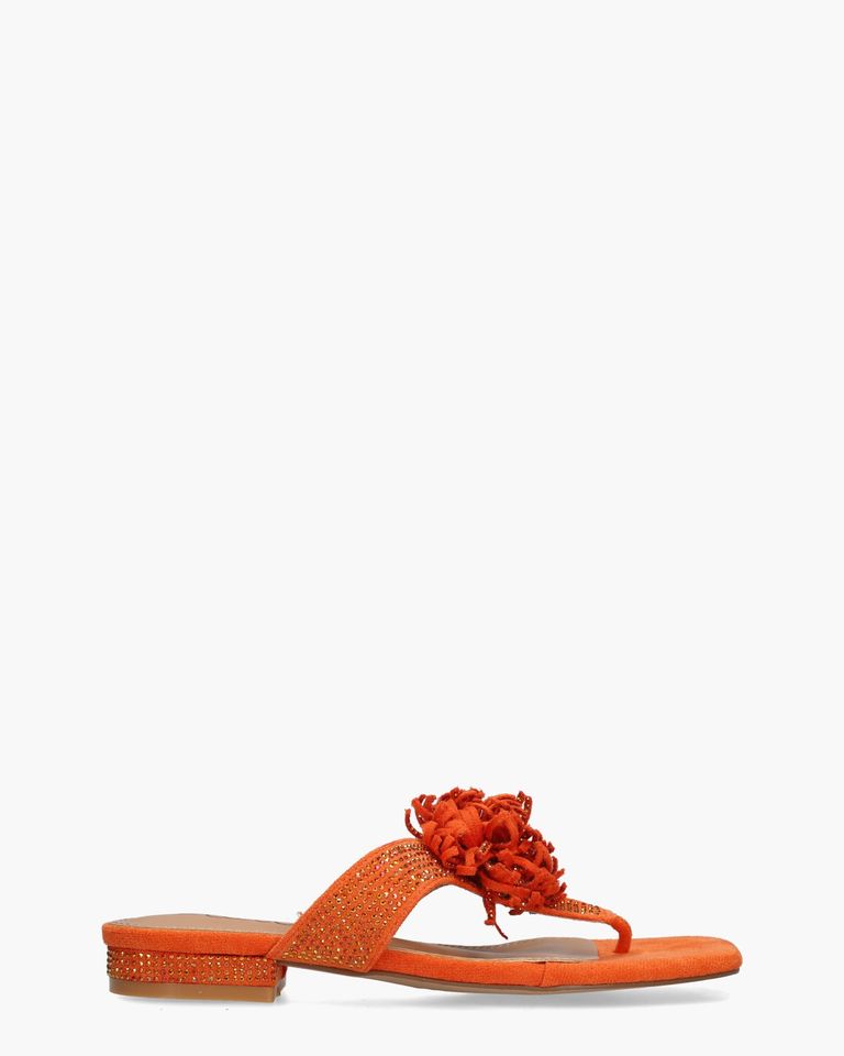 Zhoe Oranje Damesslippers