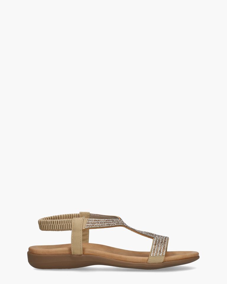Reza Khaki/Multi Damessandalen