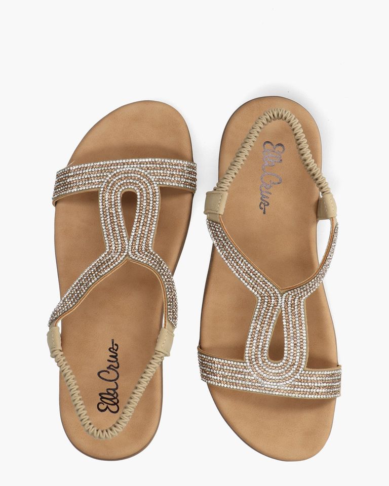 Reza Khaki/Multi Damessandalen