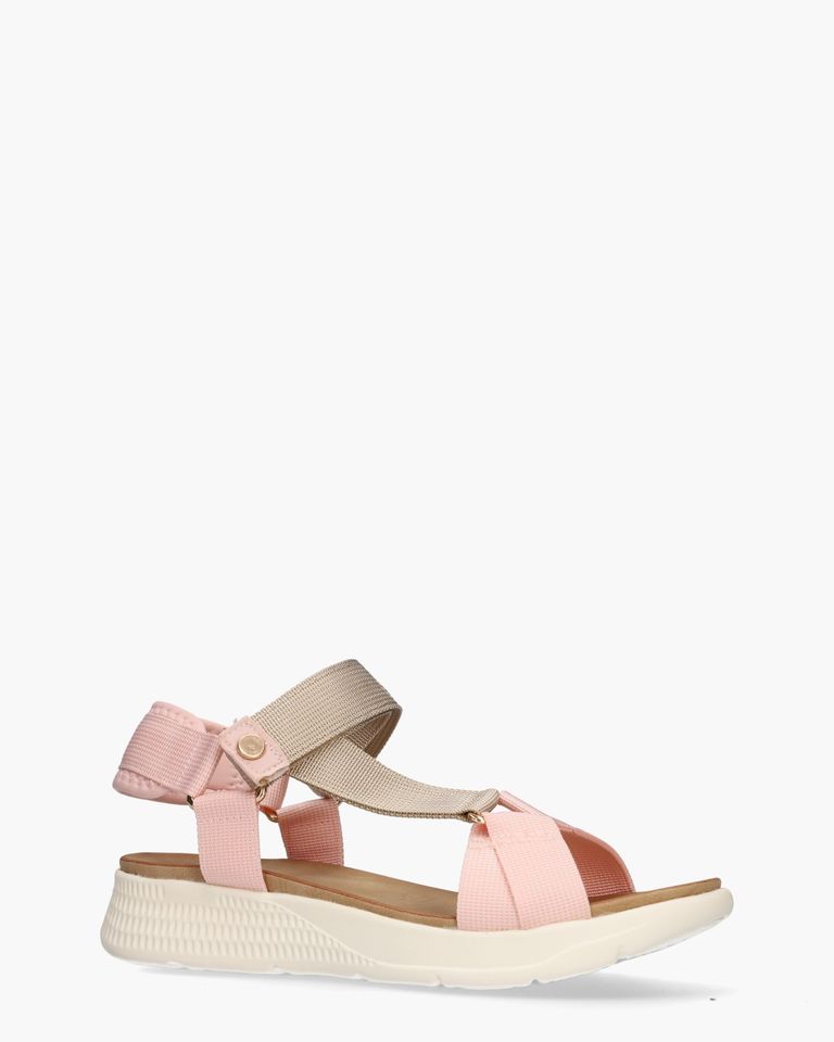 Zornitsa Lichtroze/Beige Damessandalen