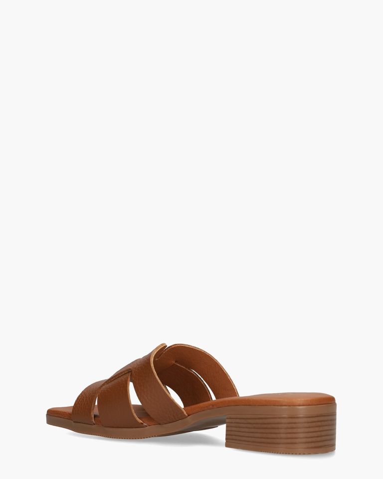 Wohmy Cognac Damesslippers
