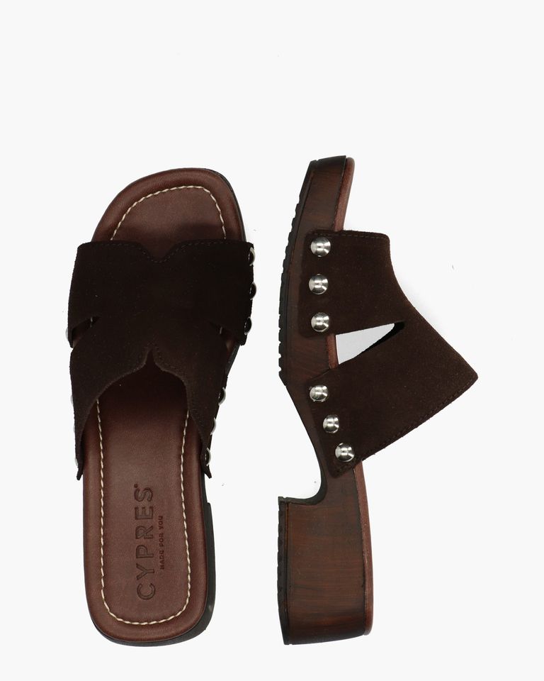 Ziare Donkerbruin Damesslippers