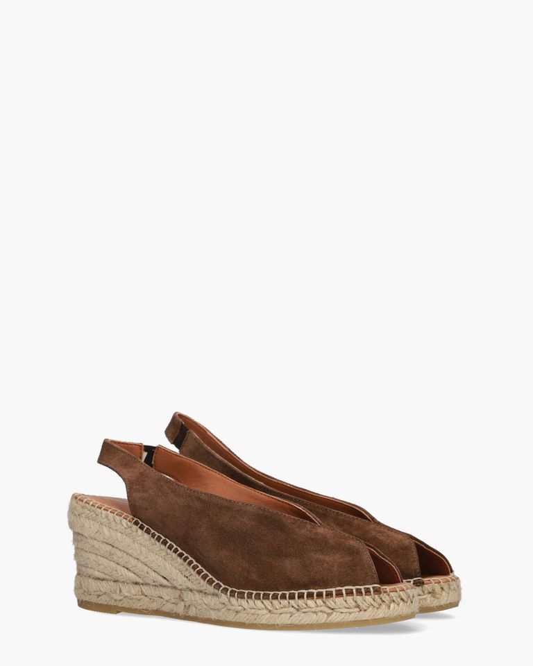 2127 Donkerbruin Damessandalen