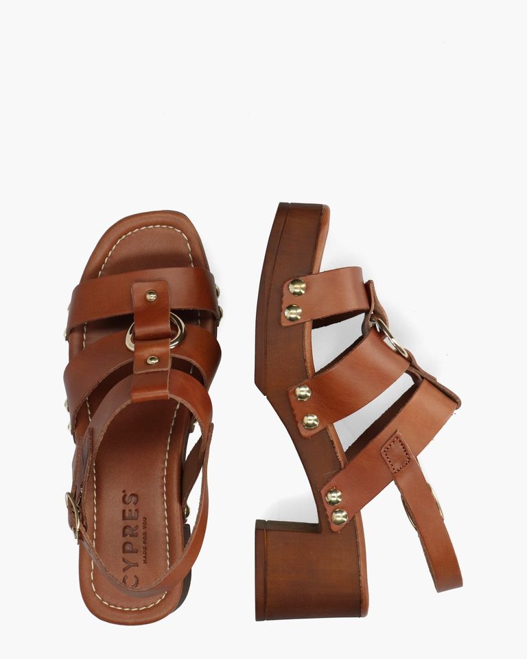 Zonaira Cognac Damessandalen