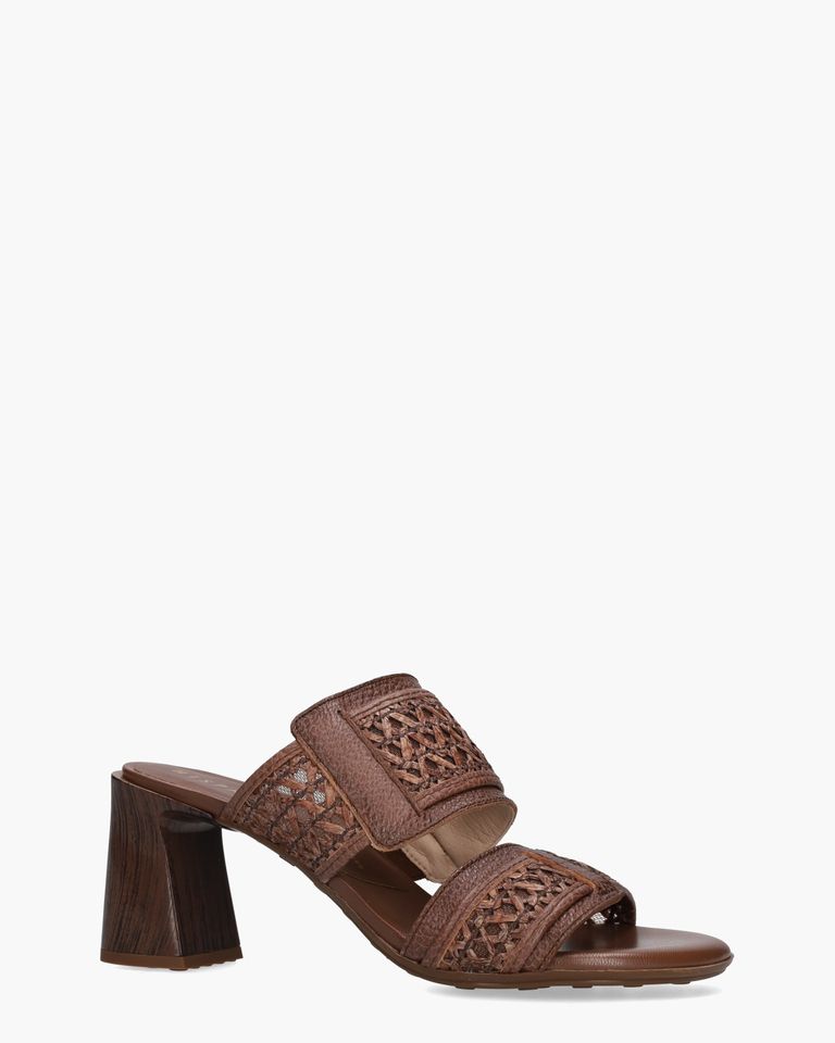 RHV264747 Donkerbruin Damesslippers