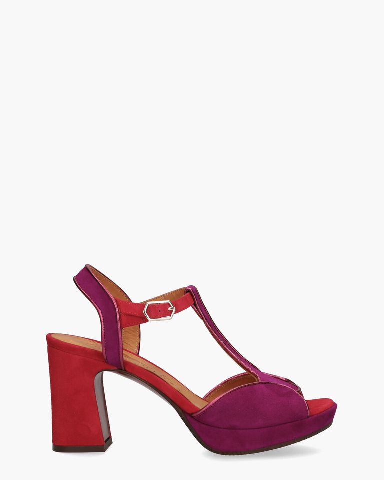 Keduni Roze/Rood Damessandalen