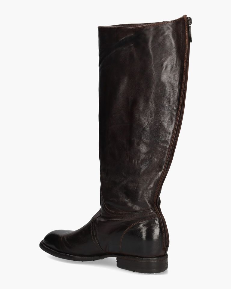 JN01A Donkerbruin Damesboots