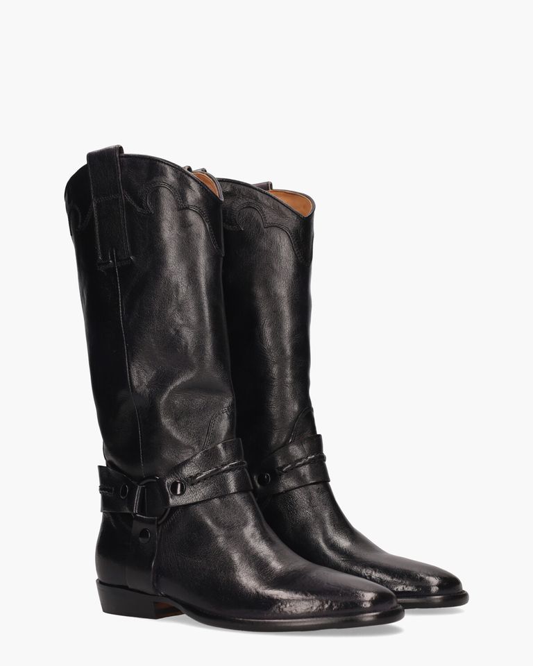 5320 Zwart Damesboots