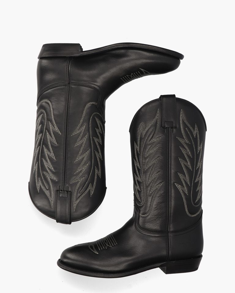 13843 Zwart Damesboots