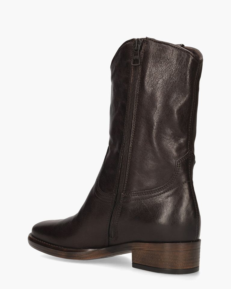 L46201 Donkerbruin Damesboots