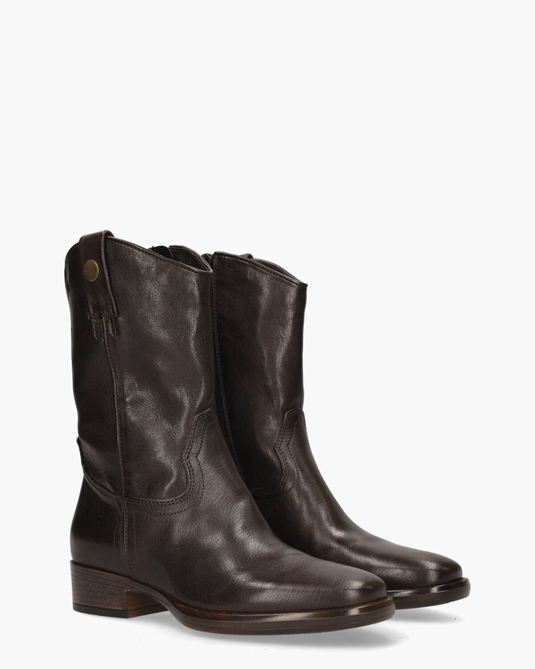 L46201 Donkerbruin Damesboots