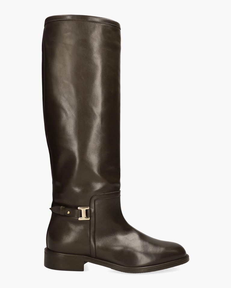 25I093 Donkerbruin Damesboots