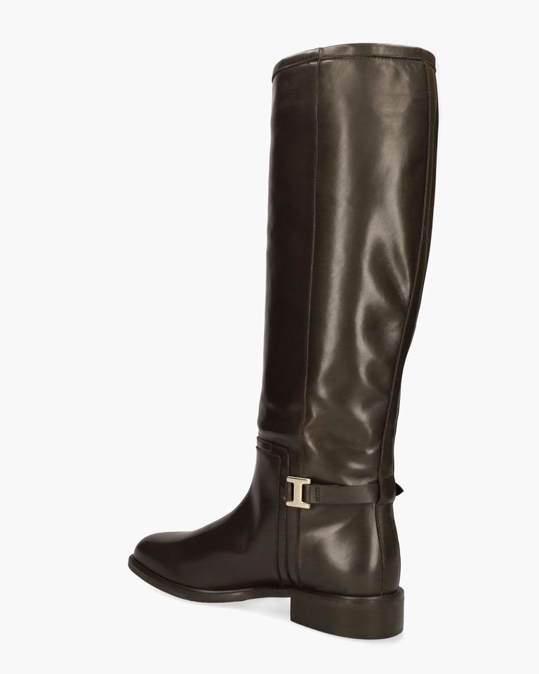 25I093 Donkerbruin Damesboots