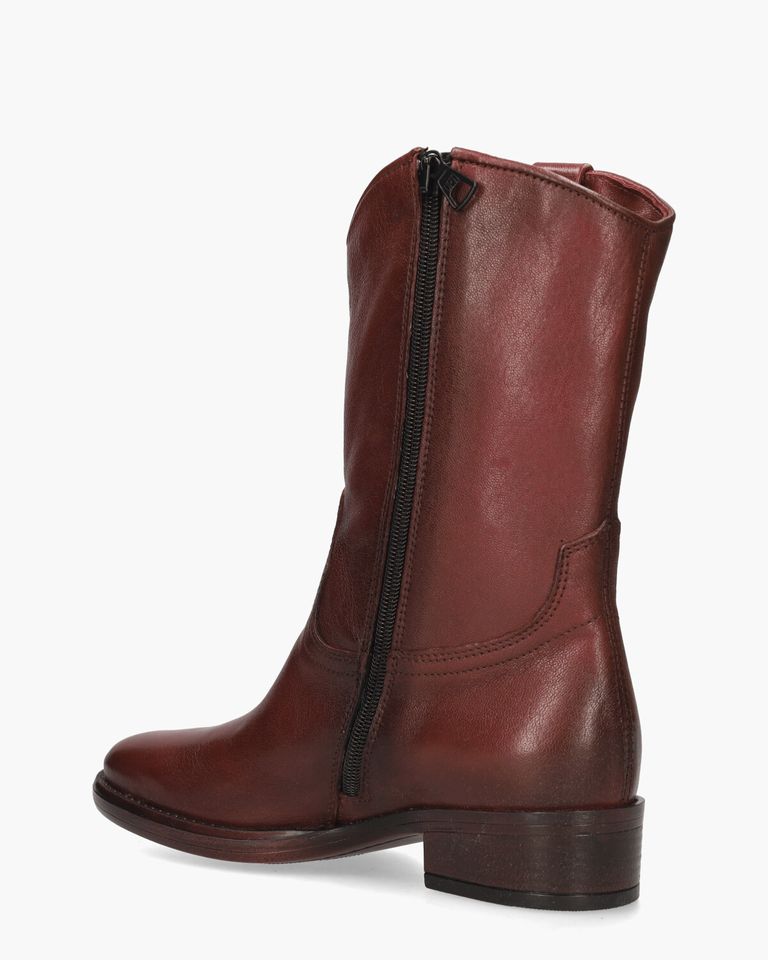 L46201 Bordeauxrood Damesboots