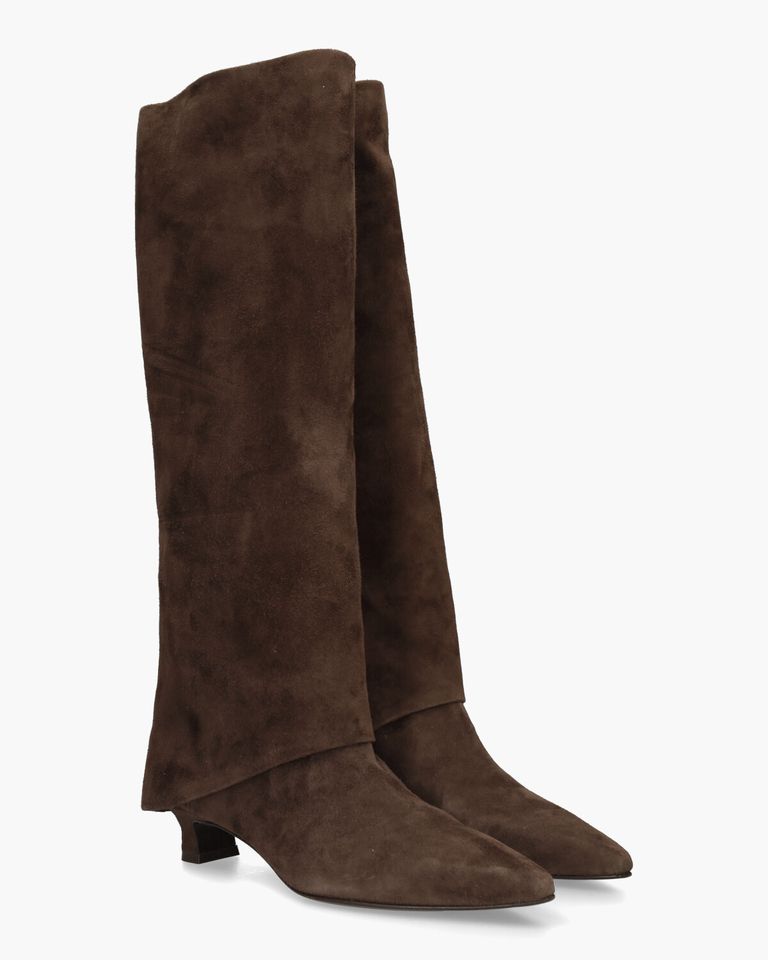 BR301 Donkerbruin Damesboots