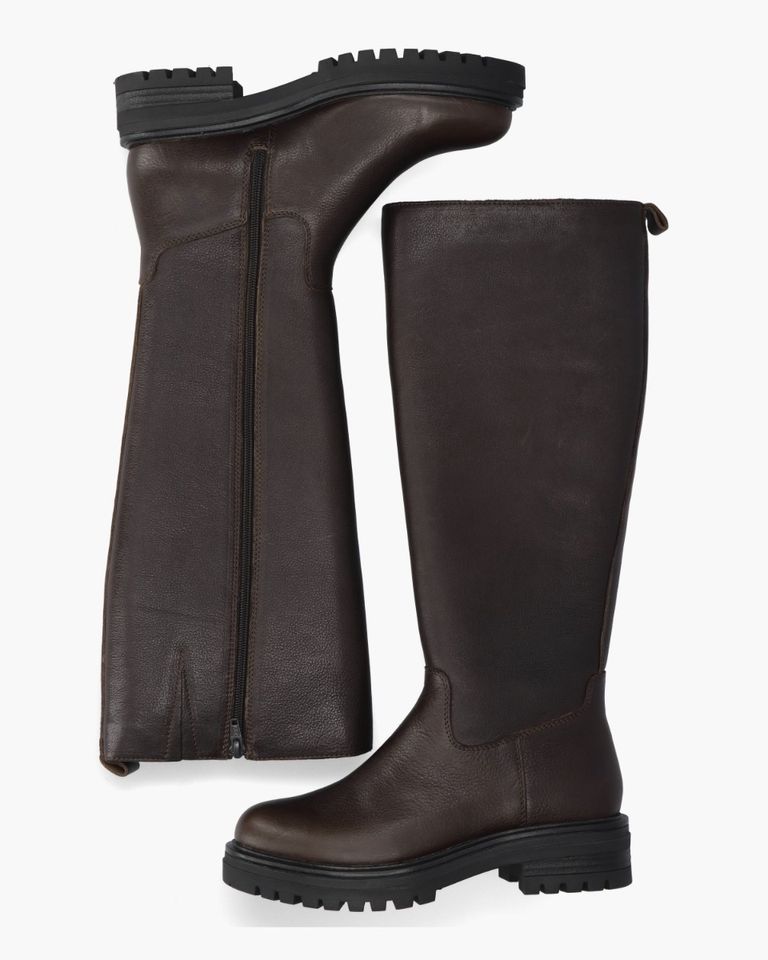 Veranne Donkerbruin Damesboots