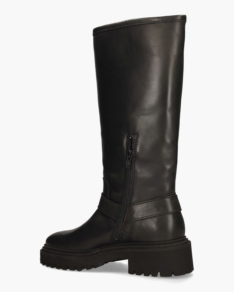 Frankie Leva Zwart Damesboots