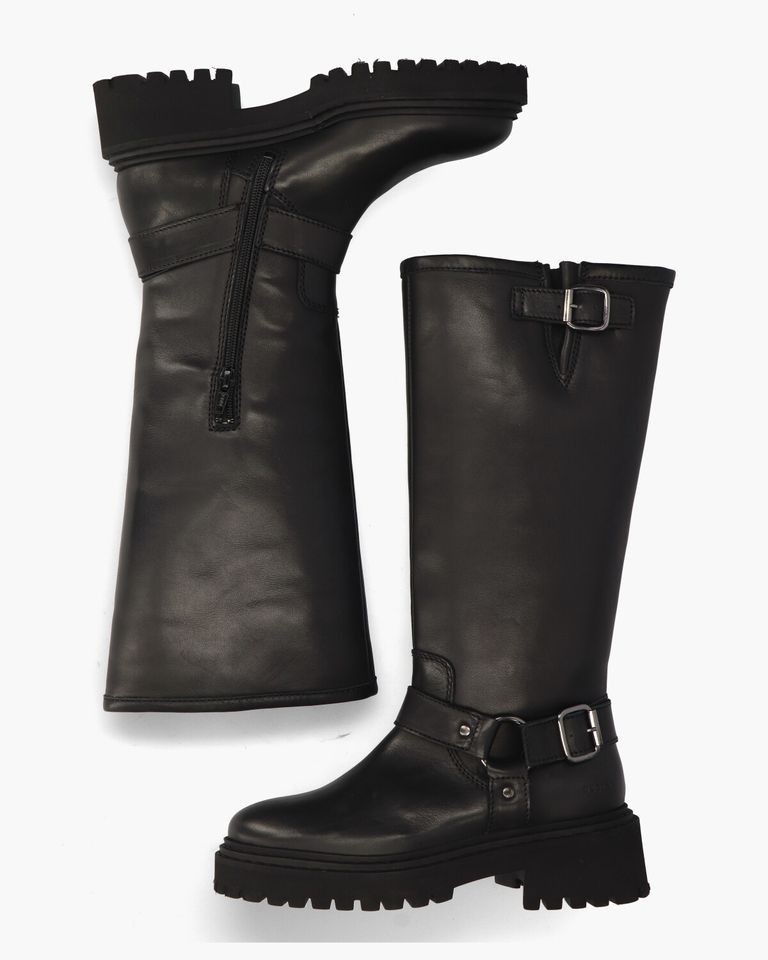 Frankie Leva Zwart Damesboots