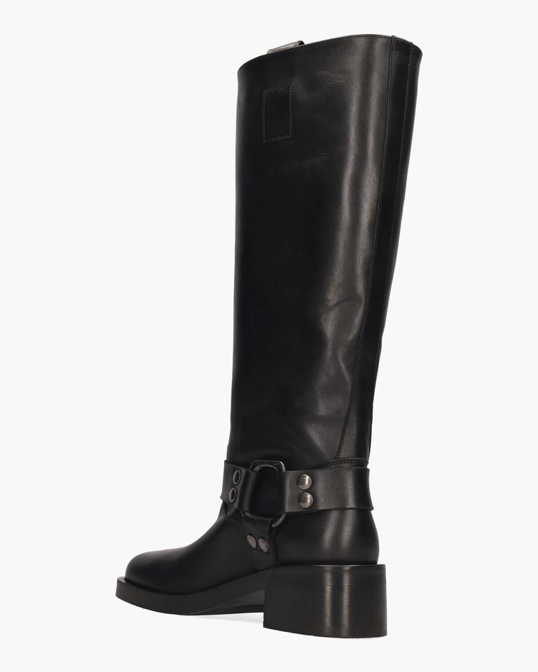 A5746 Zwart Damesboots