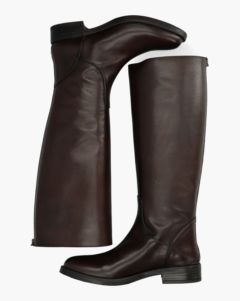 Soubane Donkerbruin Damesboots