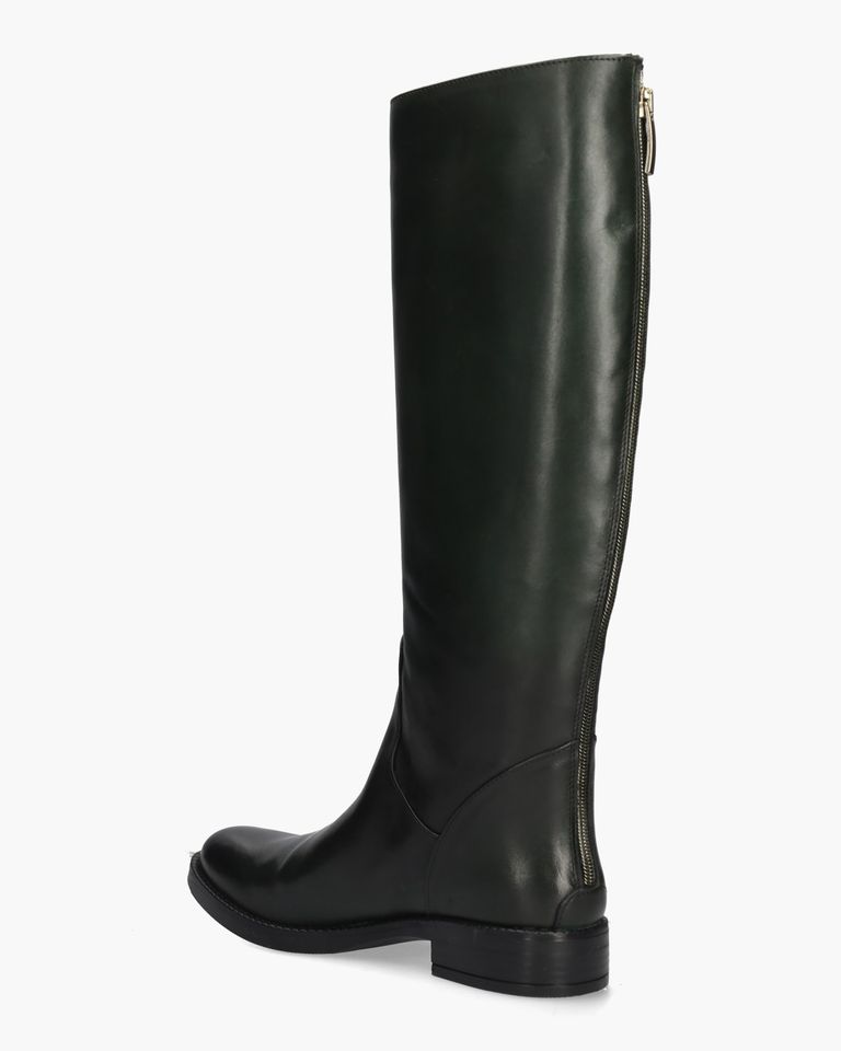 Donkergroen Damesboots