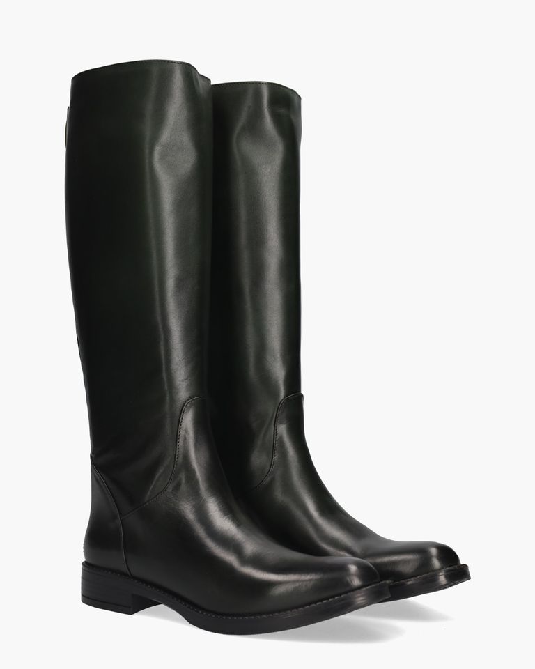 Donkergroen Damesboots