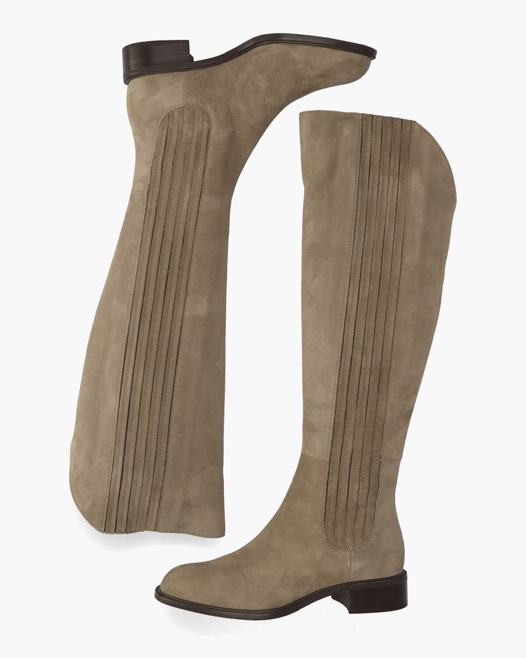 24I201 Taupe Damesboots