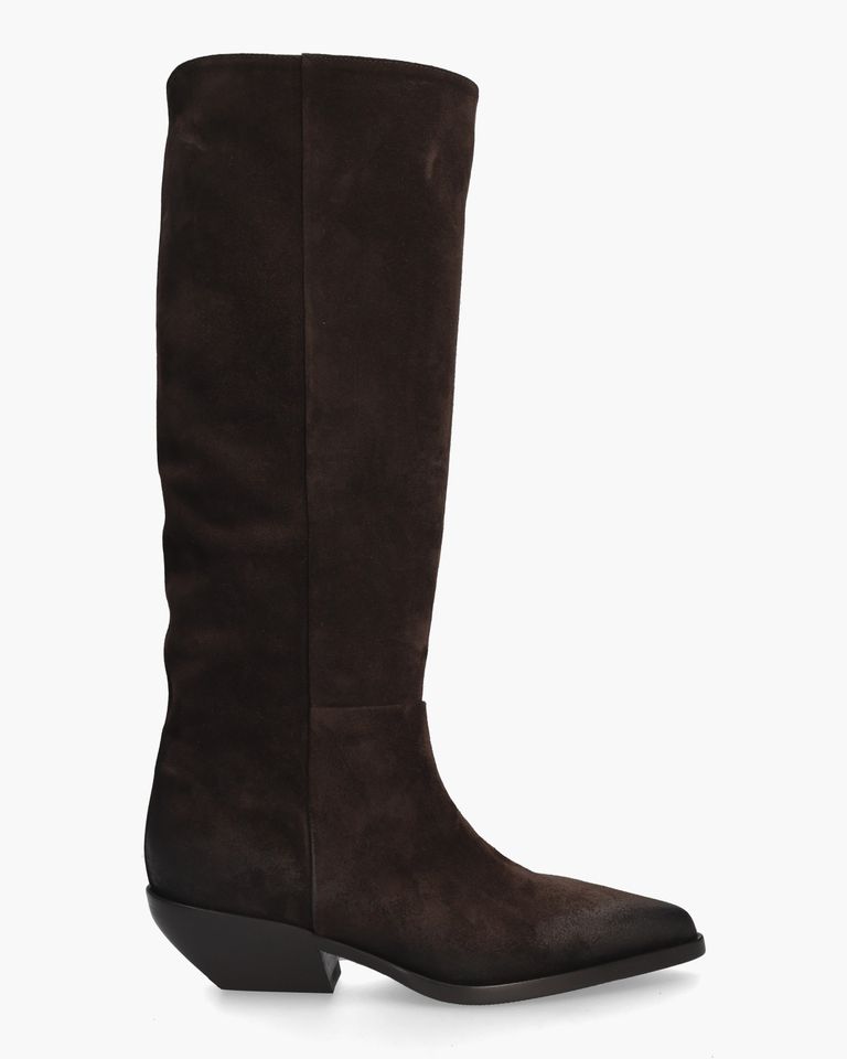 E4759 Donkerbruin Damesboots