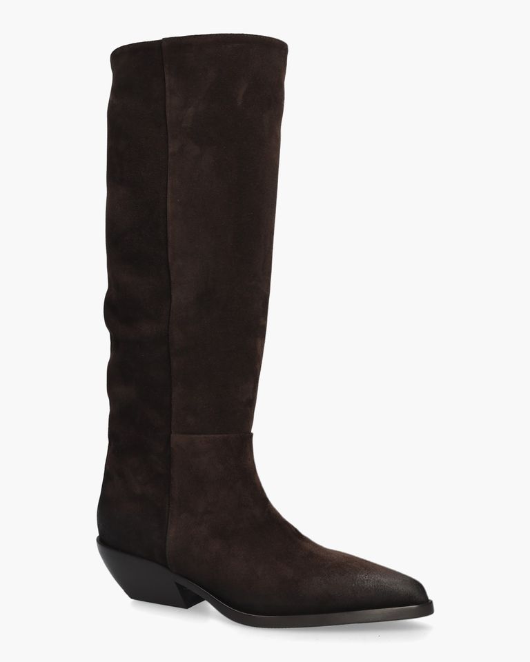 E4759 Donkerbruin Damesboots