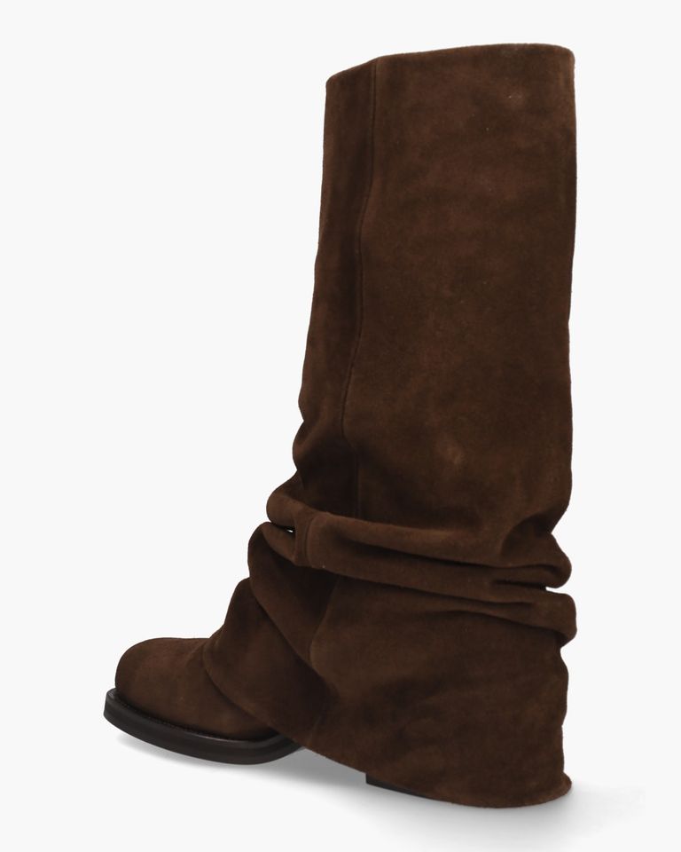 Kora Donkerbruin Damesboots