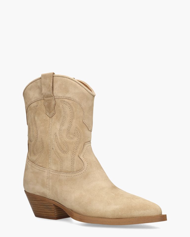 Western 5010 Beige Dames Enkelboots