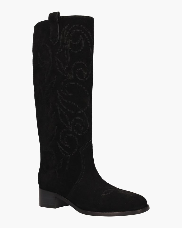 Cala Zwart Damesboots