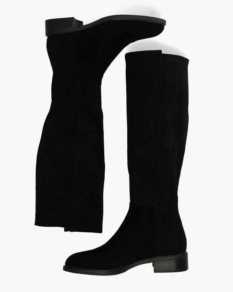 Dante Zwart Damesboots