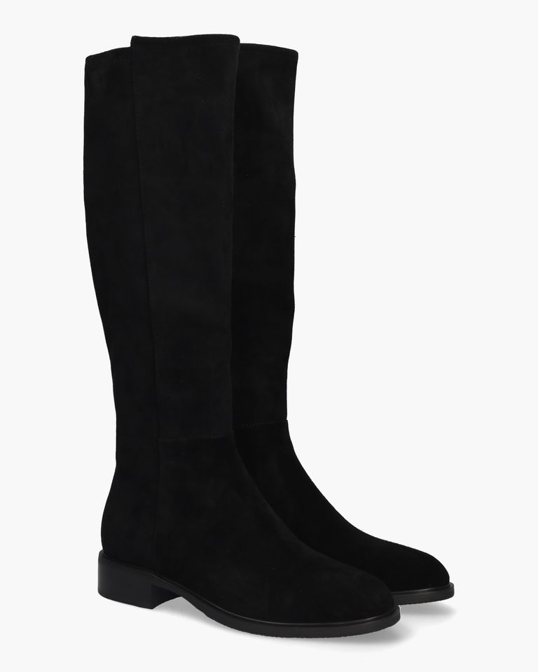 Dante Zwart Damesboots