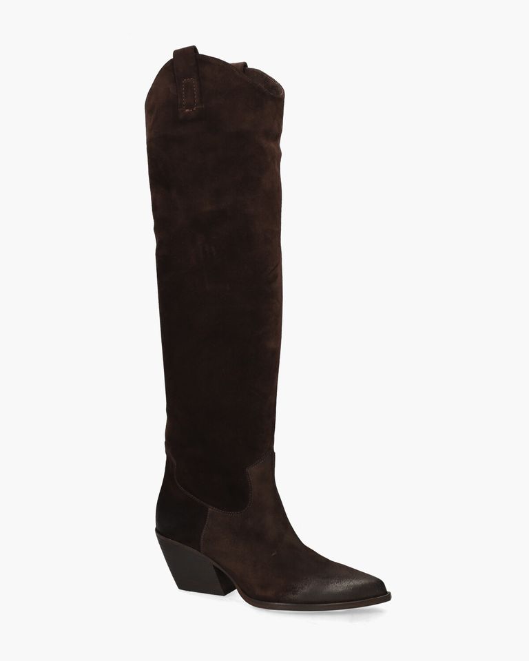 E2020 Donkerbruin Damesboots