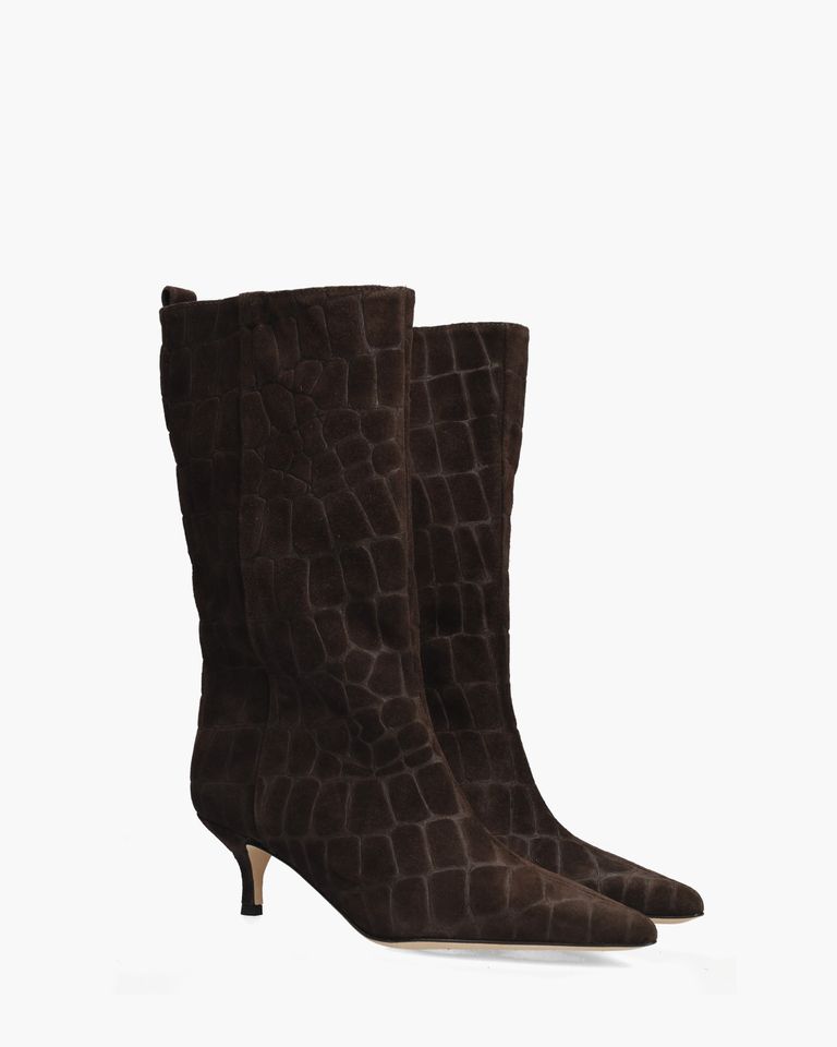 Liv Donkerbruin Damesboots